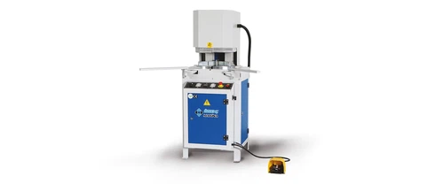 Máquina automática de soldadura de perfiles de PVC de un solo cabezal