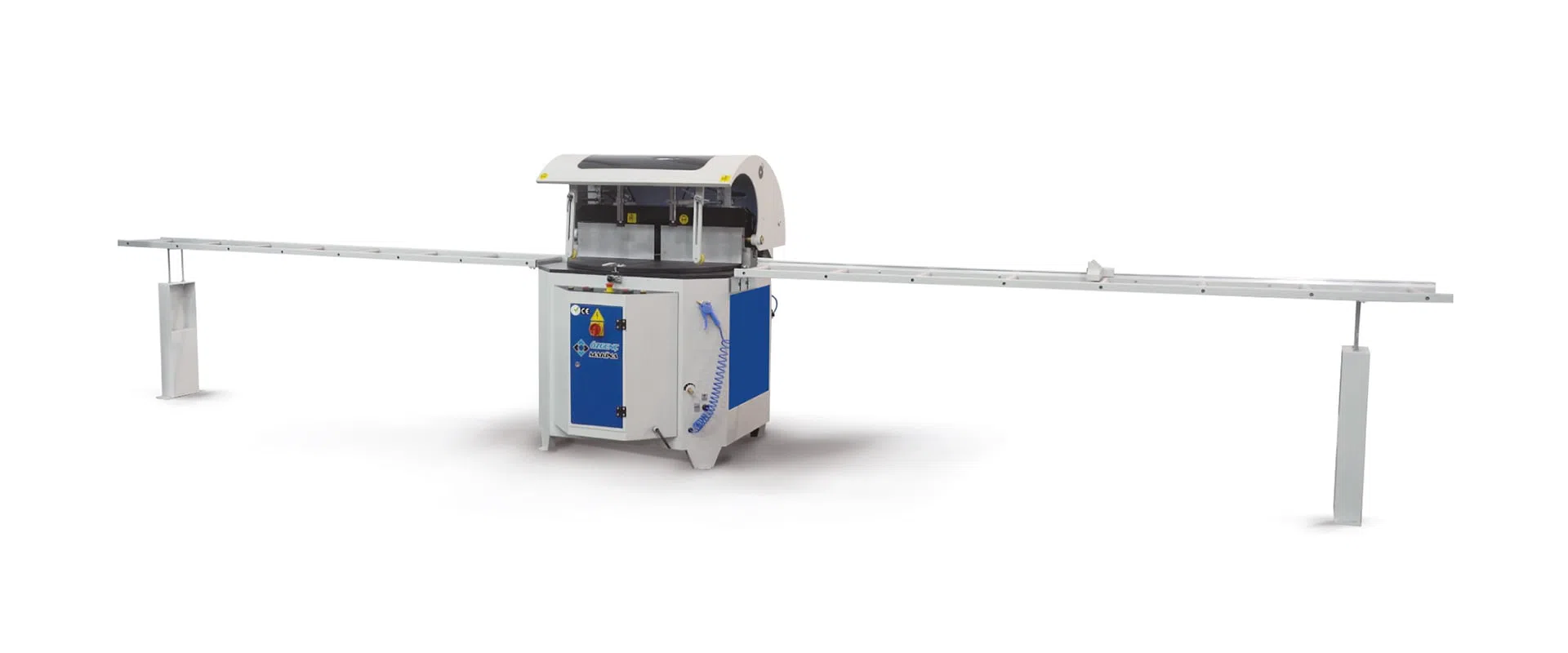 Machine de coupe automatique de profilés PVC à tête unique (600mm)