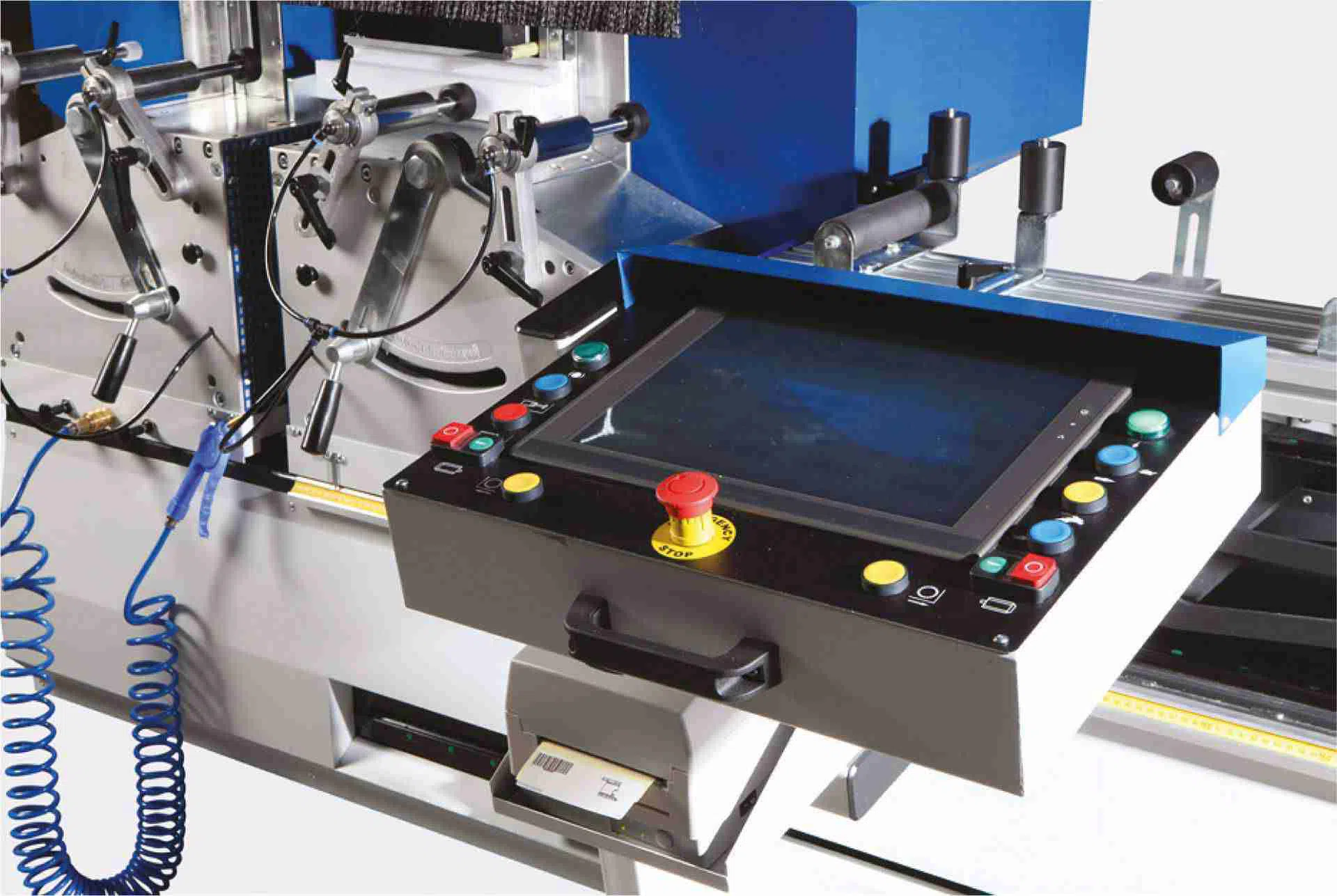 Machine Automatique de Découpe de Profilés à Double Tête